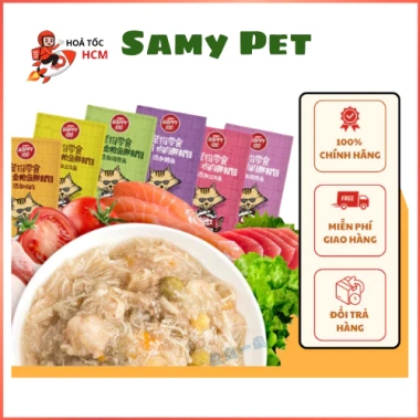 Hoả Tốc 21H Combo 50 Gói 70g Pate Wanpy Happy 100% Chính Hãng Cho Mèo Mọi Lứa Tuổi Giá Ưu Đãi 144k