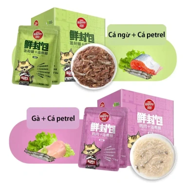Hoả Tốc 21H Combo 50 Gói 70g Pate Wanpy Happy 100% Chính Hãng Cho Mèo Mọi Lứa Tuổi Giá Ưu Đãi 144k