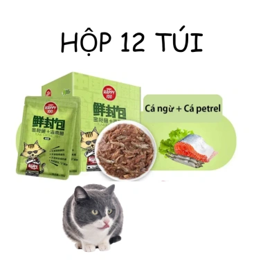 Hoả Tốc 21H Combo 50 Gói 70g Pate Wanpy Happy 100% Chính Hãng Cho Mèo Mọi Lứa Tuổi Giá Ưu Đãi 144k