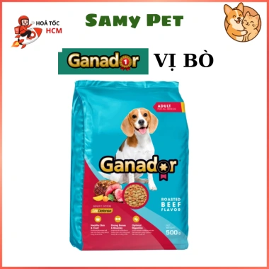 Hoả Tốc 21H Hạt GANADOR Vị Bò 10KG - Dinh dưỡng cao cho chó lớn, giá 459.000 VND