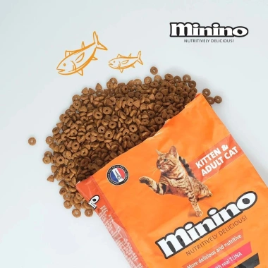 Hoả Tốc 21H Hạt MININO Vị Cá Ngừ 1.3kg Dinh Dưỡng Cho Mèo Mọi Lứa Tuổi - Giá Ưu Đãi 92.000 VND 2