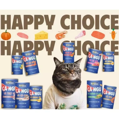 Hoả Tốc 21H Pate Mèo HAPPY CHOICE 400g Cá Ngừ Thạch Dinh Dưỡng - Giảm còn 36.000đ 2