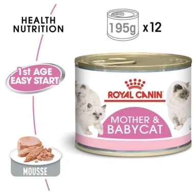 Hoả Tốc 21H Pate Royal Canin Mother và Baby Cat 195g, Dinh Dưỡng Cho Mèo Con và Mẹ Mang Thai, Giá Ưu Đãi 85.000₫ 2