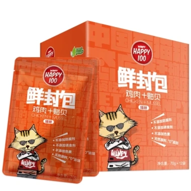 Hoả Tốc 21H Pate WANPY HAPPY 100 Chính Hãng Thùng 120 Gói Mèo Giá Ưu Đãi 685.000₫ 7