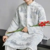 Hỏa Tốc 2H BIGSIZE Áo dài Nam vải gấm dệt mềm mát, dáng chuẩn, cát nhã - 399k 5