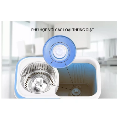 HỎA TỐC 2H - Bộ Chổi Lau Nhà Jubilee 360 Độ, Thùng Vắt Lồng Inox Không Gỉ - 249k 2