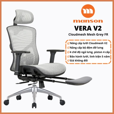 Hoả Tốc 30 Phút - Ghế Công Thái Học SIHOO M57 và M57B MANSON VERA Gác Chân Đen Trắng Xám Giảm 30% Chỉ 2.540.000₫ 7