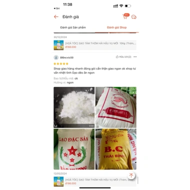 Hoả Tốc 5KG Gạo Nếp Cái Hoa Vàng Đẻo Thơm Ngọt Dư - Lý Tưởng Cho Xôi và Bánh 3