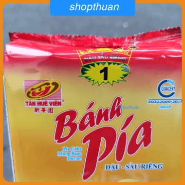 Hỏa tốc Bánh pía số 1 sầu riêng 280g - Đậu xanh + trứng muối - Tân Huê Viên - 70.000₫
