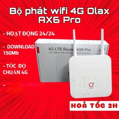 Hỏa Tốc: Bộ Phát Wifi Sim 4G Olax AX6 Pro + MC50 Router 4G AX9 Pro - Giá chỉ 725.000đ 5