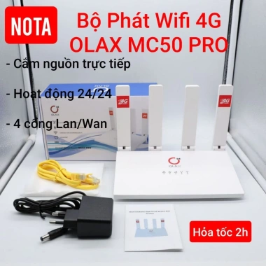 Hỏa Tốc Bộ Phát Wifi Sim 4G Olax AX8/AX9/AX6 Pro 300Mb Router 4+2 Anten - Giá Ưu Đãi 645k