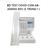 HỎA TỐC Bộ Test Cúm 5 in 1 FluA/B RSV ADV SARS-CoV-2 HPV - Giá chỉ 70.000 9