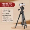 HỎA TỐC Chân Quay Điện Thoại Tripod 360 Cao 1.7m Xoay 360 Độ Chắc Chắn TOPICK 5