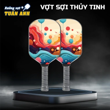 HỎA TỐC COMBO 2 vợt Pickleball 16mm lõi tổ ong nhẹ kèm túi và 2 bóng - giá 350k