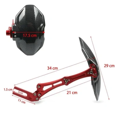 Hỏa Tốc Dè Chắn Bùn Vân Carbon Thế Hệ 3 - Tấm Chắn Bùn Xe Điện Giá Ưu Đãi 147.917₫
