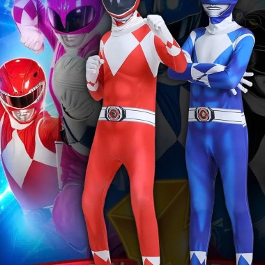 HỎA TỐC Đồ hoá trang Power Rangers Cosplay 5 anh em siêu nhân Halloween - Giá chỉ 235.000