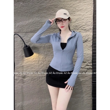 Hỏa Tốc Form Nhỏ Tăng Size Áo Khoác Nữ Gym Yoga Thun Lạnh Mát 36-65kg TT21 3