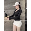 Hỏa Tốc Form Nhỏ Tăng Size Áo Khoác Nữ Gym Yoga Thun Lạnh Mát 36-65kg TT21 4