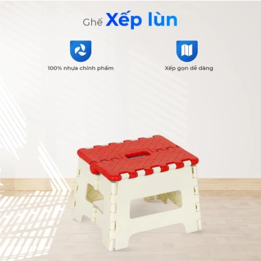 HỎA TỐC Ghế nhựa xếp gọn QUI PHÚC combo 2 ghế - Nhỏ gọn, đa năng, chịu lực tốt, chỉ 73.800 VND 2 HỎA TỐC Ghế nhựa xếp gọn QUI PHÚC combo 2 ghế - Nhỏ gọn, đa năng, chịu lực tốt, chỉ 73.800 VND 2