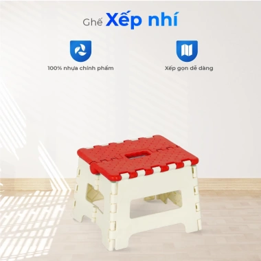HỎA TỐC Ghế nhựa xếp gọn QUI PHÚC combo 2 ghế - Nhỏ gọn, đa năng, chịu lực tốt, chỉ 73.800 VND 3 HỎA TỐC Ghế nhựa xếp gọn QUI PHÚC combo 2 ghế - Nhỏ gọn, đa năng, chịu lực tốt, chỉ 73.800 VND 3
