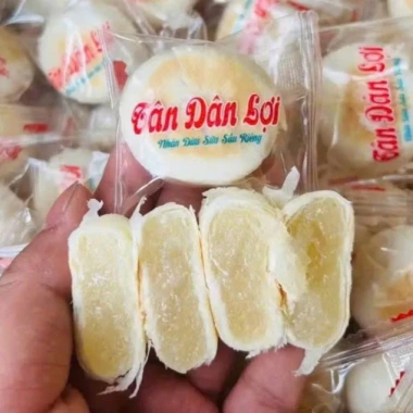 HOÀ TỐC GÒ VÁP 30P - Bánh PIA Nhân Mặn Gà Quay, Đậu Xanh, Khóm, Dừa - Tân Dân Lợi 60k