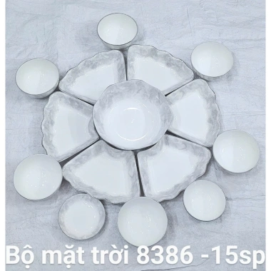 Hoả Tốc Hà Nôi Sét Bát Chén Đĩa Thắp Hương Hoa Mặt Trời Gốm Sứ Loại 1 45cm Vân Đá - 299.000₫ 2