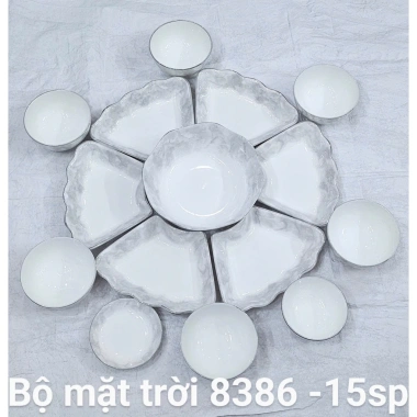 Hoả Tốc Hà Nôi Sét Bát Chén Đĩa Thắp Hương Hoa Mặt Trời Gốm Sứ Loại 1 45cm Vân Đá - 299.000₫ 5