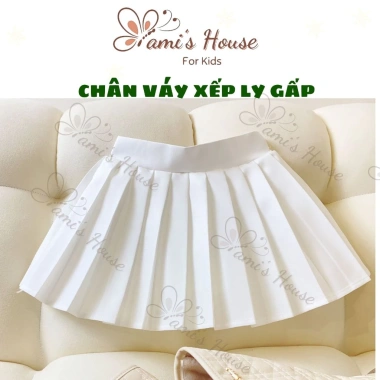 Hỏa Tốc HCM Chân Váy Xếp Ly Gấp 12‑39kg Bảng Đai Lưng Bé Gái Đi Học FAMI'SHOUSE Hỏa Tốc HCM Chân Váy Xếp Ly Gấp 12‑39kg Bảng Đai Lưng Bé Gái Đi Học FAMI'SHOUSE