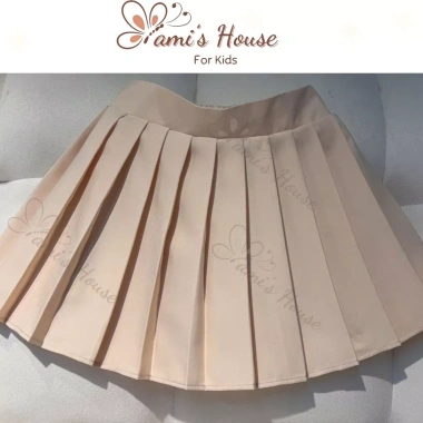 Hỏa Tốc HCM Chân Váy Xếp Ly Gấp 12‑39kg Bảng Đai Lưng Bé Gái Đi Học FAMI'SHOUSE 6