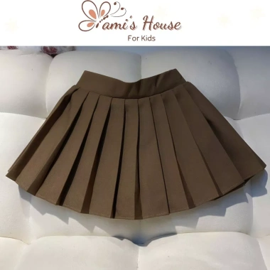 Hỏa Tốc HCM Chân Váy Xếp Ly Gấp 12‑39kg Bảng Đai Lưng Bé Gái Đi Học FAMI'SHOUSE 7