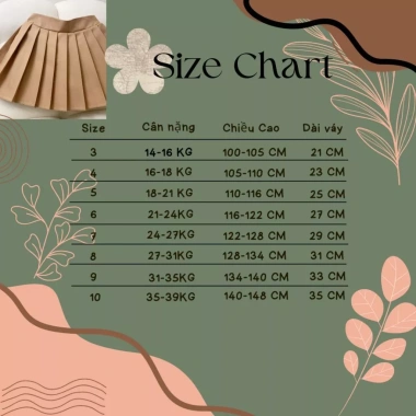 Hỏa Tốc HCM Chân Váy Xếp Ly Gấp 12‑39kg Bảng Đai Lưng Bé Gái Đi Học FAMI'SHOUSE 9