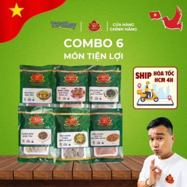 HỎA TỐC HCM Combo Cá Thu, Cá Kèo, Chân Nấm, Tảo Xúc Xào Lá Quế, Bắp Chuối Kho Cà, Mít Kho - Giá chỉ 200k