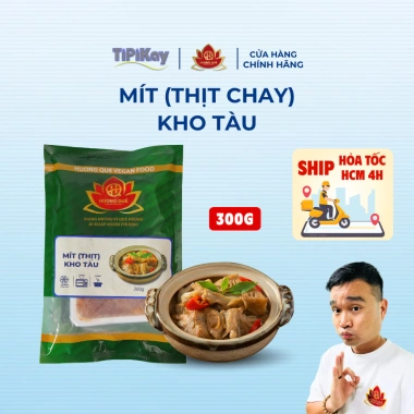 Hỏa Tốc HCM ĐÔNG LẠNH Mít Thịt Chay Kho Tàu 300g - Chay Mặn - TiPiKay 40k