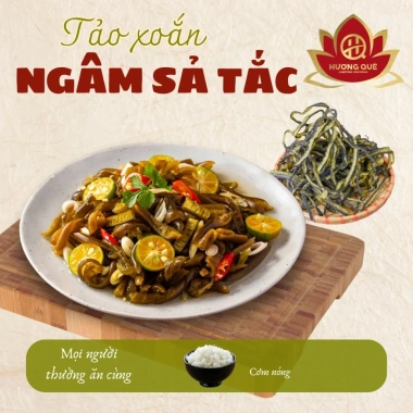 Hỏa Tốc HCM Đông Lạnh - Tảo Xoắn Chile Ngâm Sả Tắc 300g Cấp Đông Giá 35k - TiPiKay 4