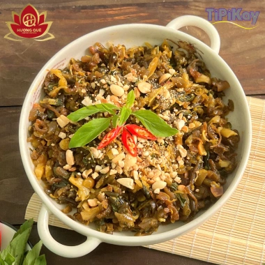 HỎA TỐC HCM ĐÔNG LẠNH Tảo Xoắn Chile Xào Lá Quế 300g Chay Mặn Đều Dùng Được 40k 2