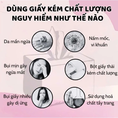 HOA TOC HCM Giấy ăn rút Small Egg 300 tờ 130x175mm 4 lớp dập vân 4D tặng 1 bịch 1.280 tờ - Giá 99.000đ 5