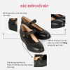 HOÀ TỐC HCM Giày Cao Gót Búp Bê Nữ Công Sở Super Soft AK404 4cm Da Dày Đi Nhẹ Êm Chân Giá 319k 8