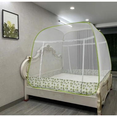 HOÀ TỐC HCM Mùng Chụp Tự Bung Đỉnh Rộng Mộc Miên 1-2m² – Khung Thép Sơn Tĩnh Điện – 1/2/3 Cửa – Giá chỉ 490.000 VNĐ