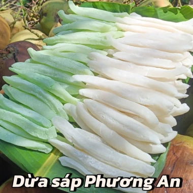 Hỏa Tốc HCM Mứt Dừa Sáp Loại 1 Thơm Sữa Lá Dứa Trắng Xanh Giá ưu đãi 161.500 VND