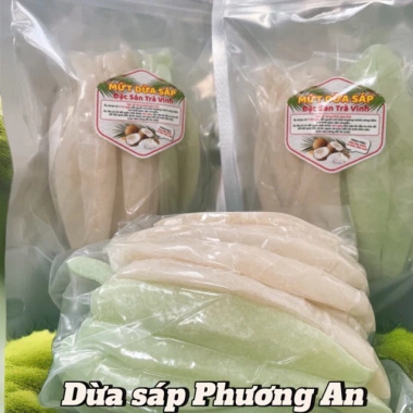 Hỏa Tốc HCM Mứt Dừa Sáp Loại 1 Thơm Sữa Lá Dứa Trắng Xanh Giá ưu đãi 161.500 VND