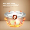 Hỏa tốc HCM Nồi cơm điện COMET 1,8L nắp rời 700W, lòng nhôm, nấu nhanh 4-6 người, 529k 3