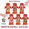 Hoa Toc HCM Sỉ 6 Bao Lì Xì 3D Popup Cao Cấp Tết 2.026 Giấy Việt Nam TAYTA Giá 85.000
