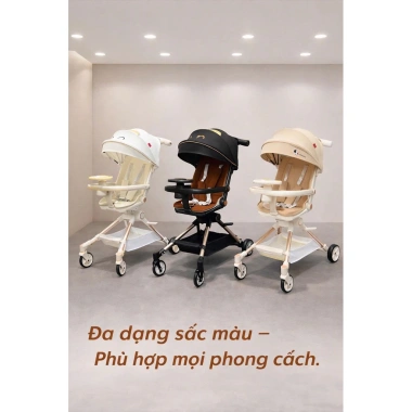 Hỏa tốc HCM Xe đẩy bé K8 gấp gọn 2 chiều, bàn ăn & nhạc, tiện lợi, giảm giá 21%
