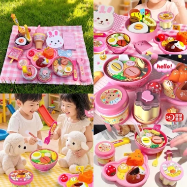 Hỏa tốc HN Đồ chơi Pudding mô phỏng ăn bánh - Nhập vai sáng tạo giáo dục sớm, giá chỉ 9.800 VND