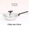 Hỏa Tốc HN HCM Bộ 5 Nồi Chảo Không Chống Dính IMat Inox 304 Cán Bakelite Vung Kính - 1.642.000 VND 5