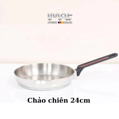 Hỏa Tốc HN HCM Bộ 5 Nồi Chảo Không Chống Dính IMat Inox 304 Cán Bakelite Vung Kính - 1.642.000 VND 6