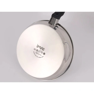 Hỏa Tốc HN HCM Bộ 5 Nồi Chảo Không Chống Dính IMat Inox 304 Cán Bakelite Vung Kính - 1.642.000 VND 7