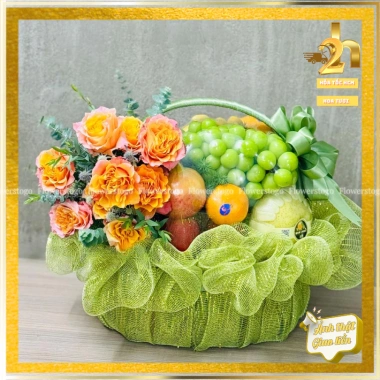 Hỏa Tốc Hoa Tươi - Giỏ Quà Tặng Trái Cây Tươi, Giá 720.000, Giao Tươi Ngon 9