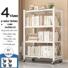 Hỏa Tốc Kệ Gấp Gọn Đa Năng GoMarket 3-5 Tầng Không Cần Lắp Ráp, Bánh Xe Di Chuyển, Chịu Lực 8