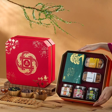 Hỏa Tốc Kèm Túi - Hộp An Quý Maison Gourmet, Quà Tết 2.026, Giá ưu đãi 720k